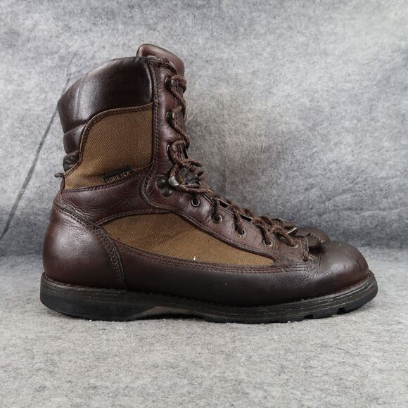 Danner Boots Men 13 Elk Ridge 8" Hunting Outdoor Waterproof Leather Canvas Brown - Picture 16 of 16